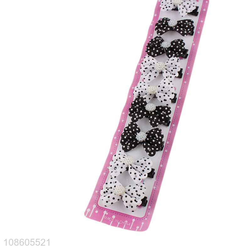 Good quality bowknot hair clips girls hair accessories