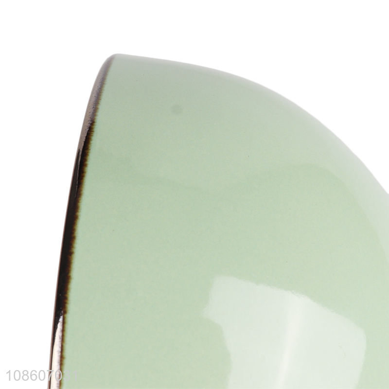 Hot selling ceramic cereal bowl porcelain ramen salad bowl