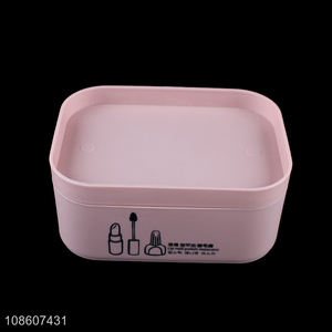 Factory supply plastic cosmetic box makeup storage box for sale