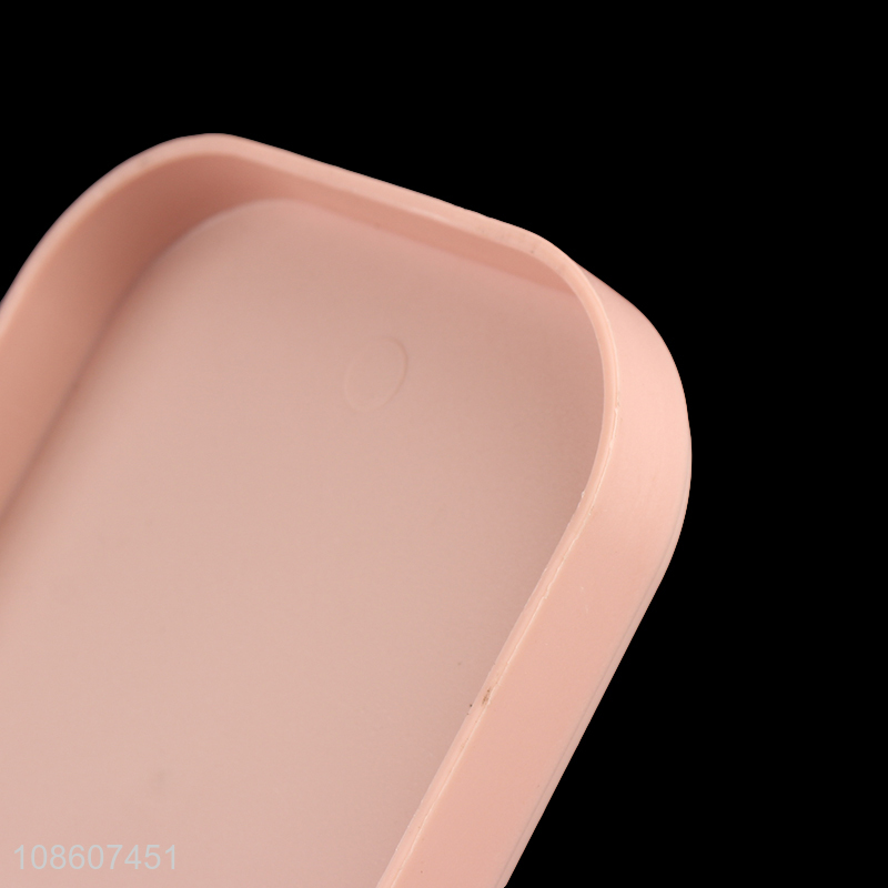 Top quality home desktop plastic makeup cosmetic storage box