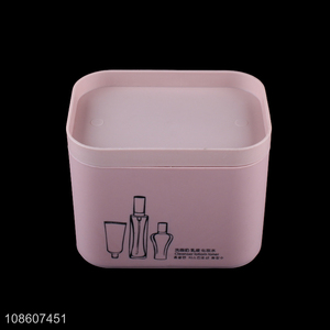 Top quality home desktop plastic makeup cosmetic storage box