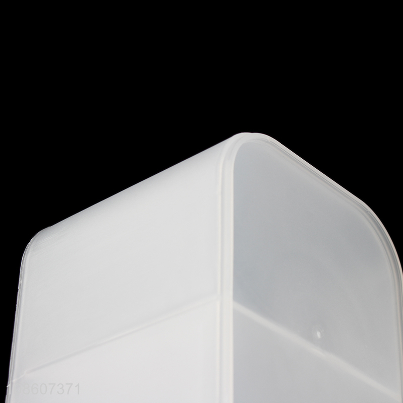 Latest design plastic household desktop cosmetic storage box