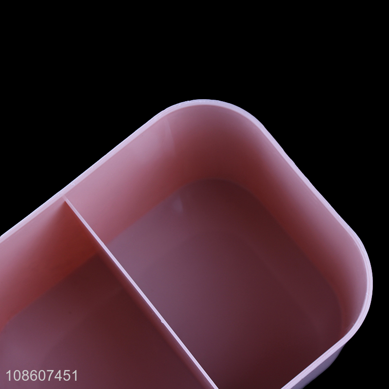 Top quality home desktop plastic makeup cosmetic storage box