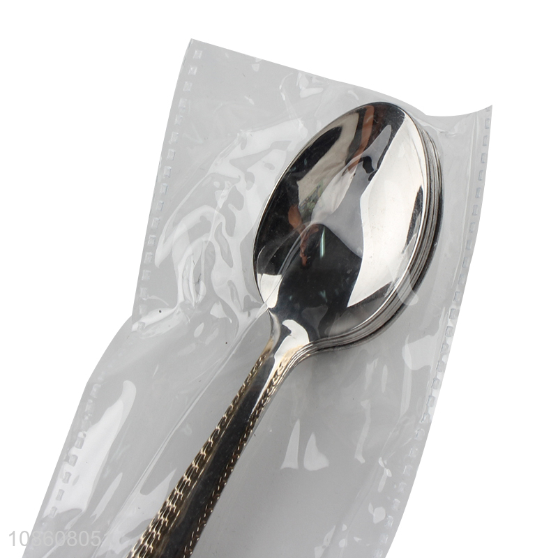 Good selling stainless steel 6pieces spoon for dinnerware