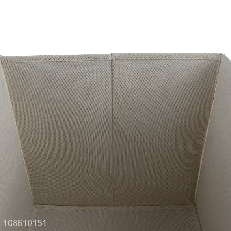 Hot selling collapsible non-woven storage bins cube storage boxes
