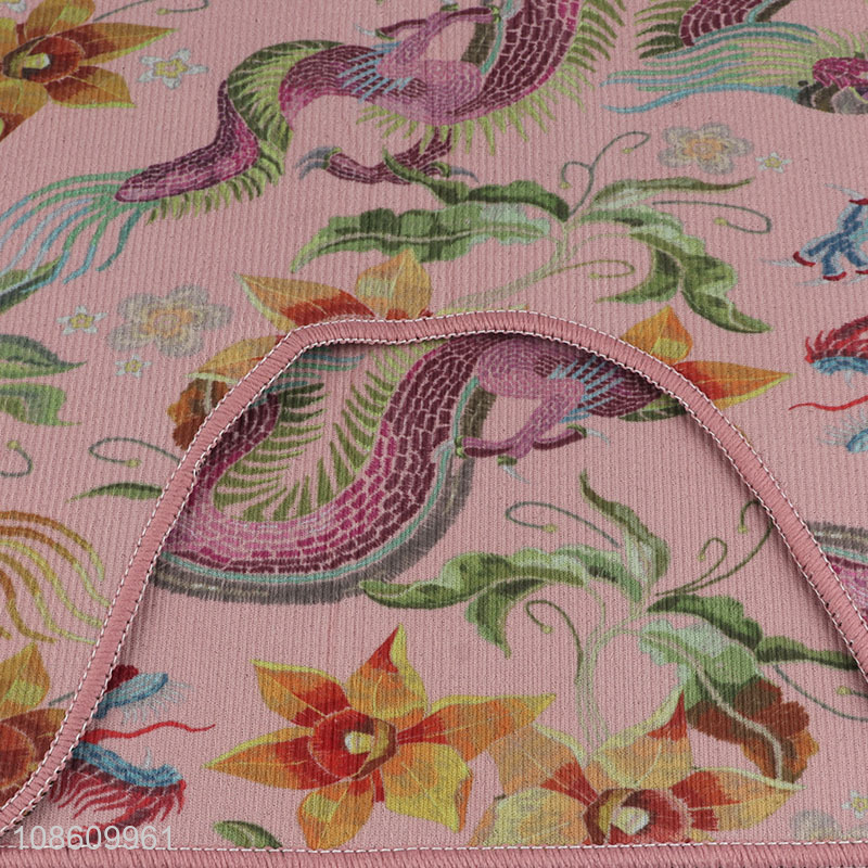 Good quality non-slip washable toilet mat rug sets for bathroom