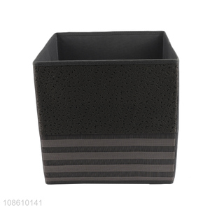 Yiwu market durable folding non-woven storage box cube storage bins