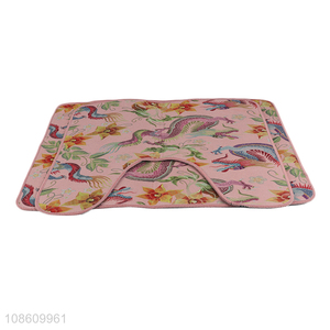 Good quality non-slip washable toilet mat rug sets for bathroom