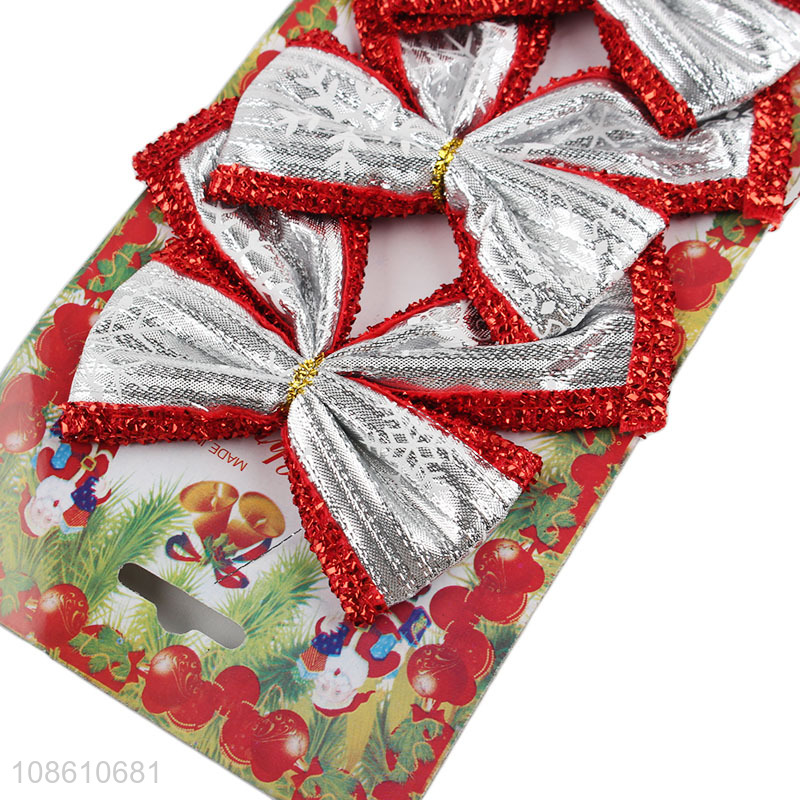 Factory direct sale christmas gifts bow christmas ornaments decoration