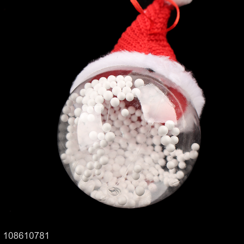 Factory supply transparent christmas ornaments decoration ball for sale