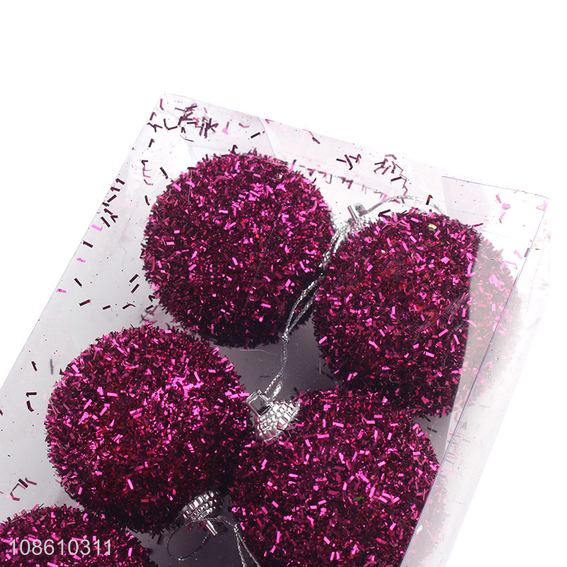 Latest products multicolor christmas hanging ball for christmas decoration