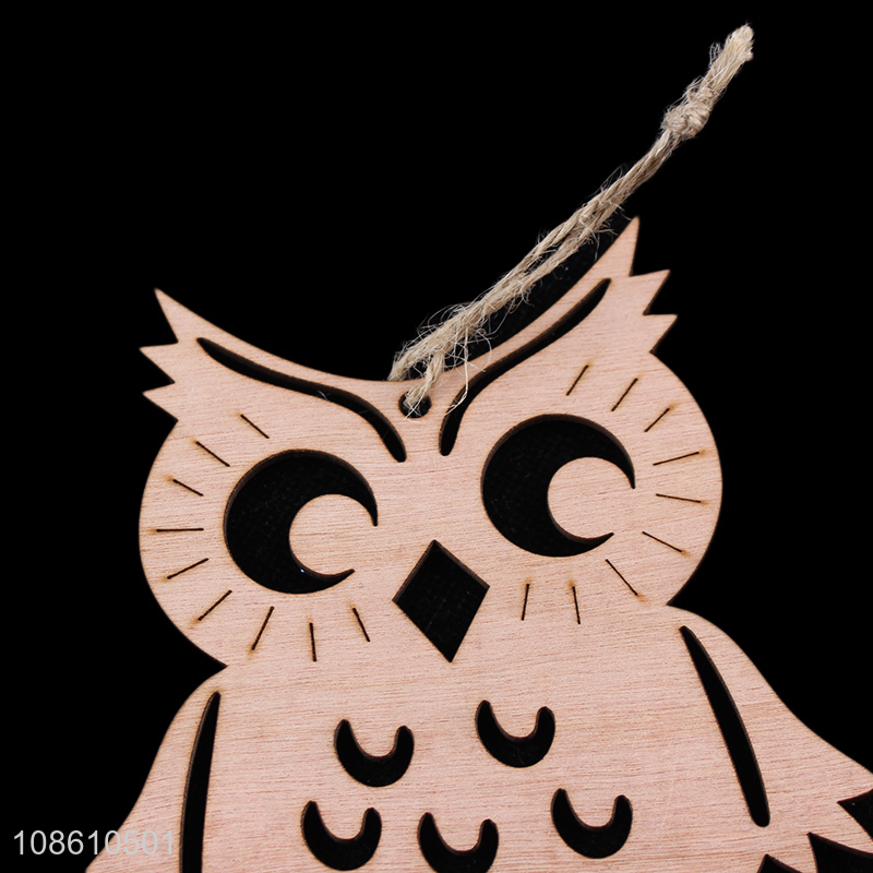 Yiwu market owl shape hanging ornaments for xmas tree decoration