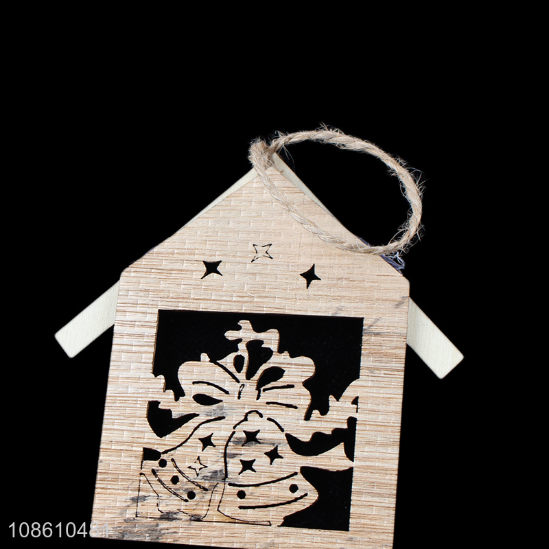 Latest products house shape hanging christmas ornaments decoration