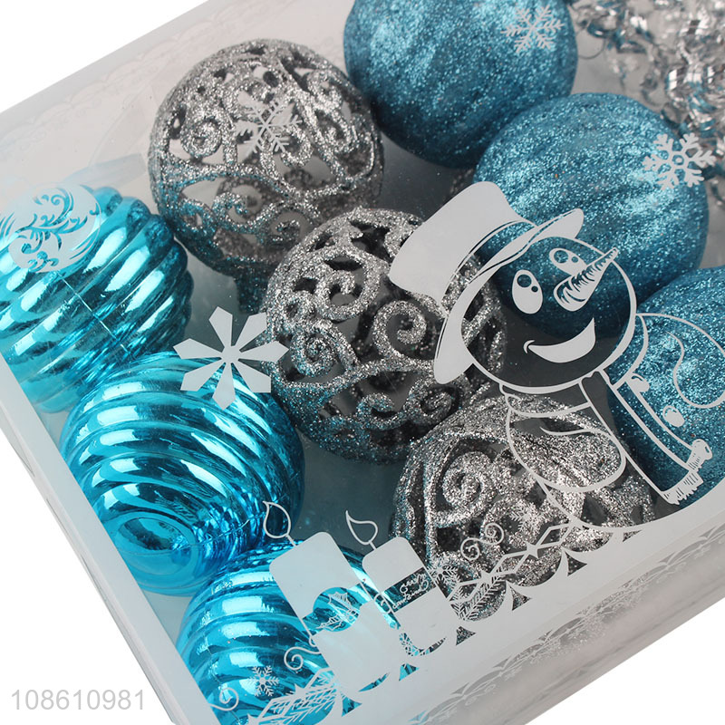 Factory wholesale round christmas hanging ornaments for xmas tree