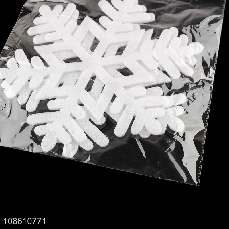 Top products snowflakes shape white christmas tree decoration