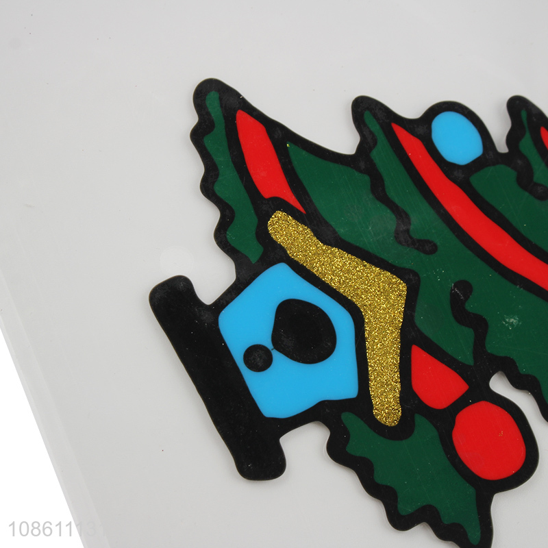 Factory wholesale christmas decoration stickers window stickers