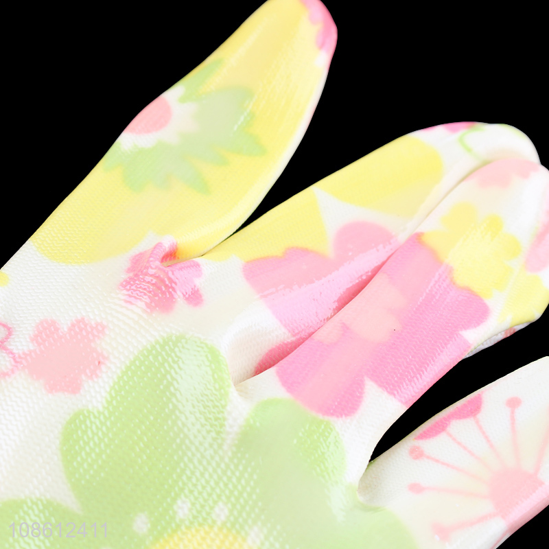 New product all purpose work gloves pu coated safety working gloves