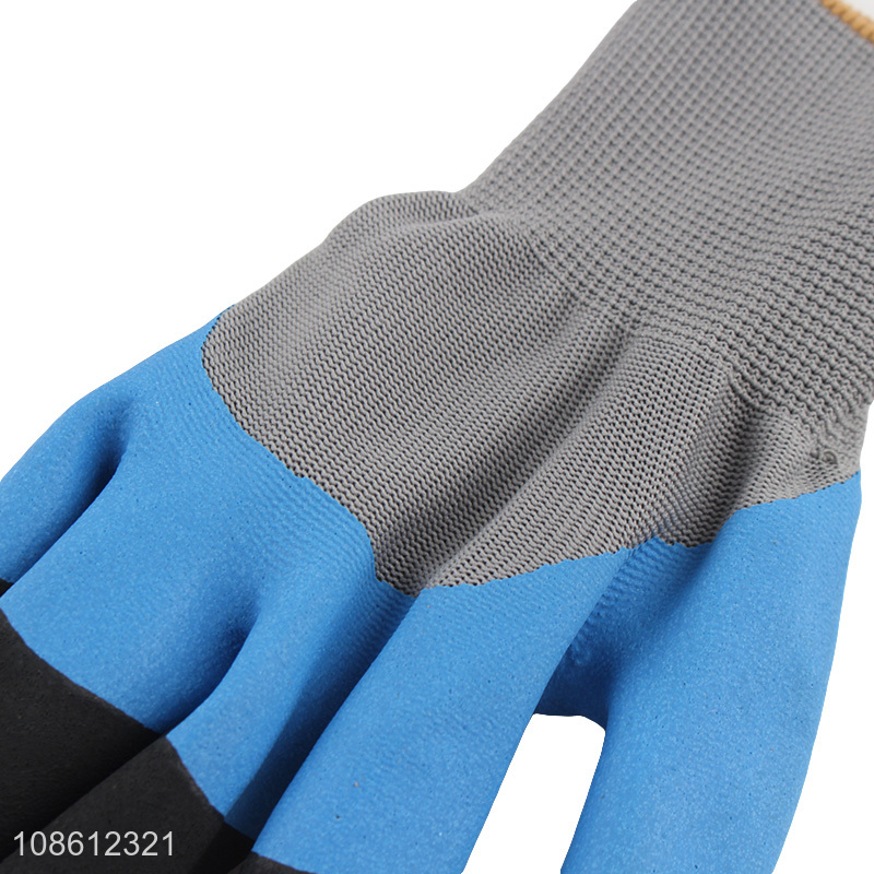 China supplier industrial protective coated safety working gloves