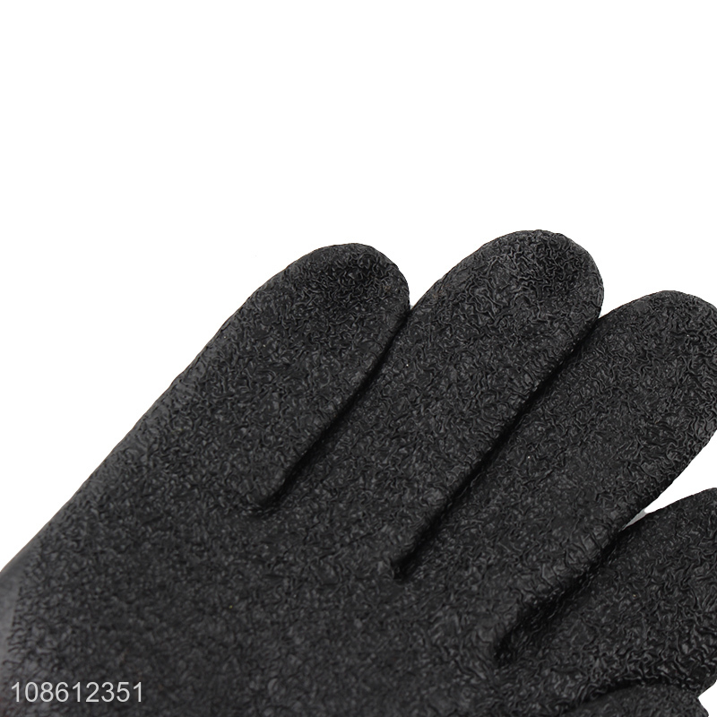 Low price cut resistant crinkle safety work gloves for landscaping