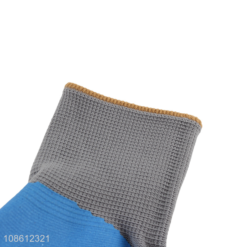 China supplier industrial protective coated safety working gloves