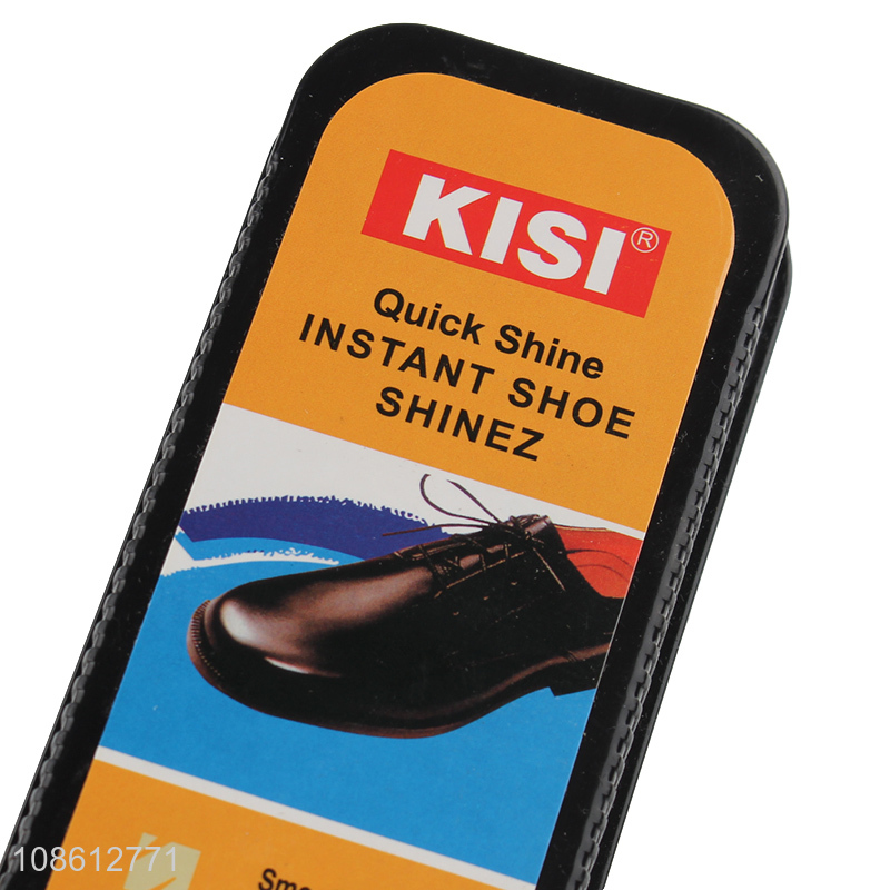 Factory price smooth leather shoe sponge brush for shoe care