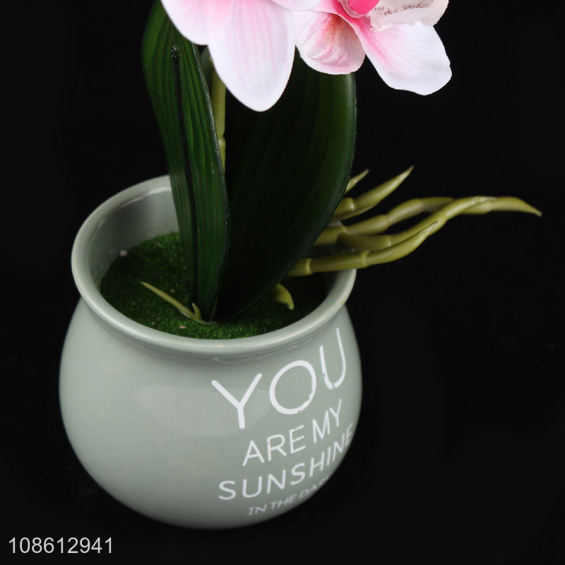 Hot items 6heads artificial flower fake bonsai for sale