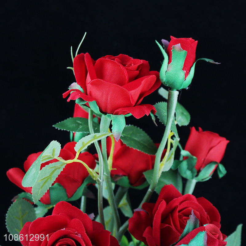 Factory price 10heads artificial flower simulation flower for sale