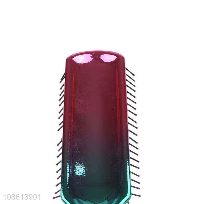 China products plastic electroplating hair brushes hair comb