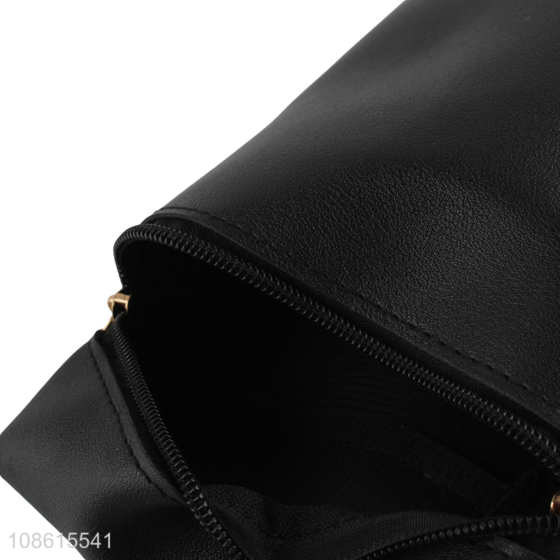 Factory supply black women shoulder messenger bags