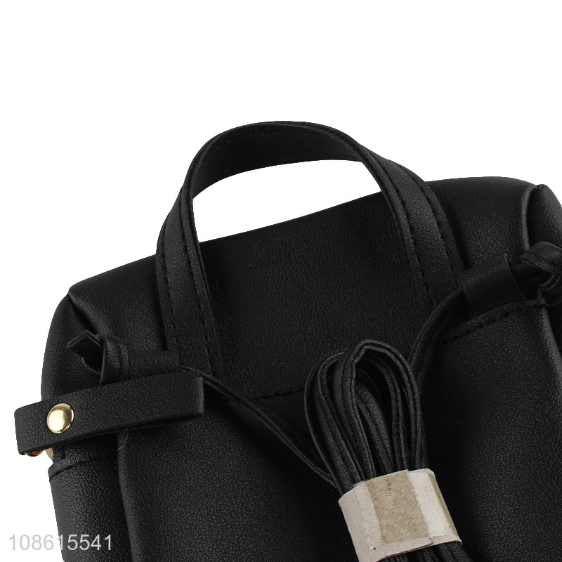 Factory supply black women shoulder messenger bags