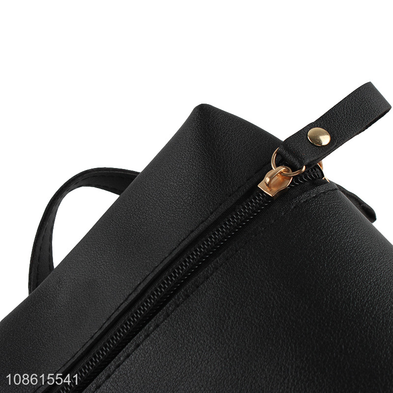 Factory supply black women shoulder messenger bags