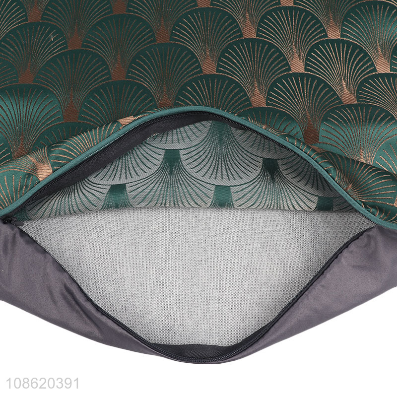Factory price polyester home décor square cushion cover
