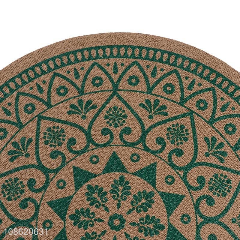 China import braided textilene placemat heat resistant placemat