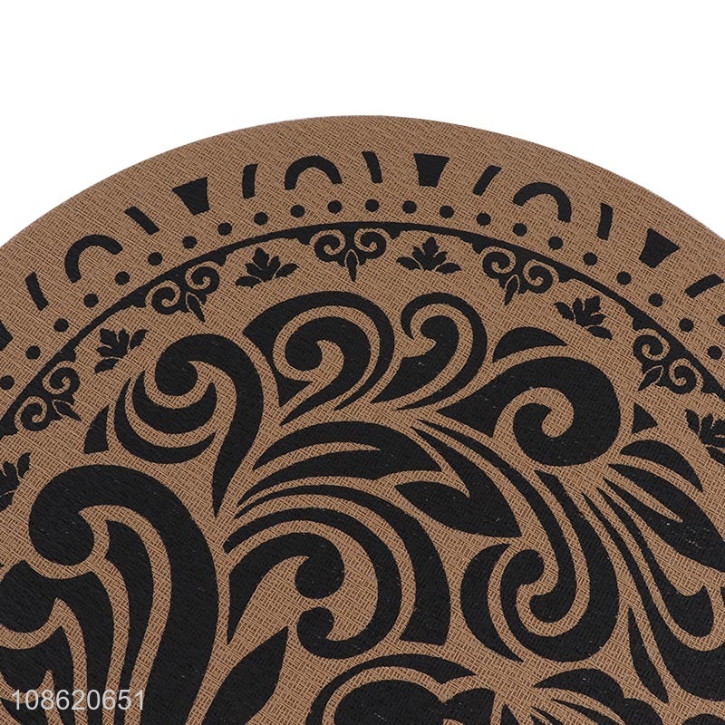 Good quality durable washable textilene placemat dining table mat