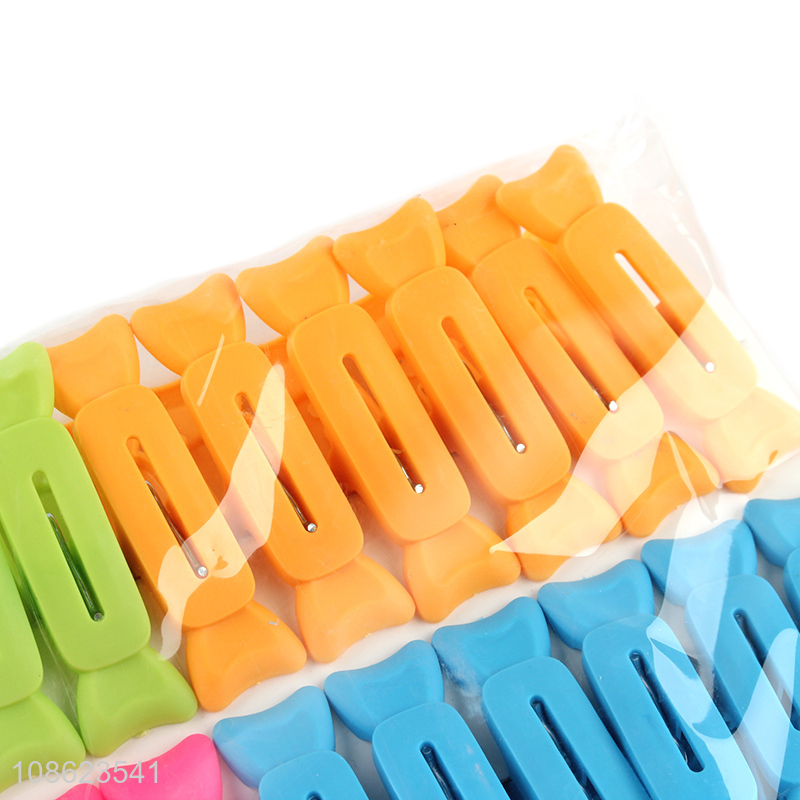 Hot selling plastic clothespins drying line pegs set
