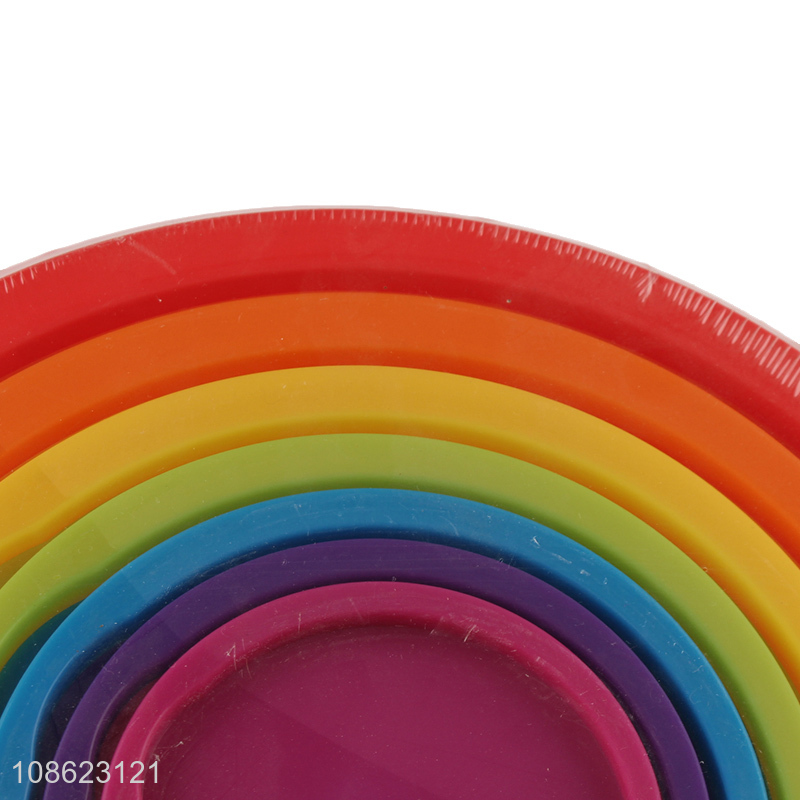 Hot selling 7pcs bpa free plastic food crispers fridge food containers