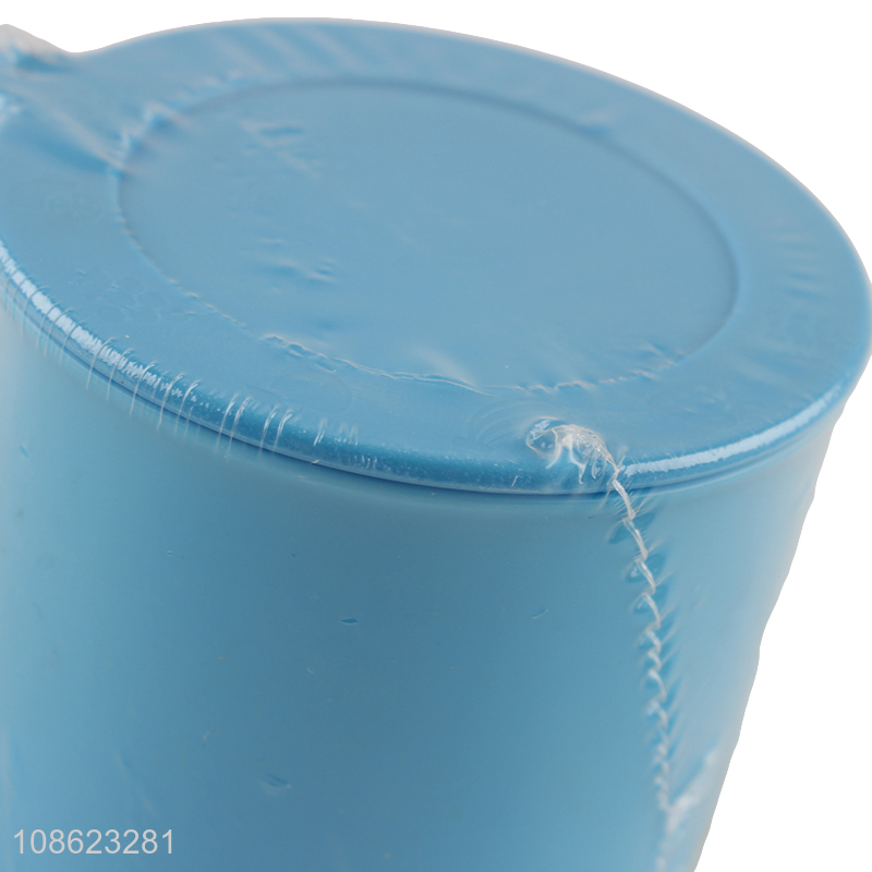 New product cartoon printed plastic water cup with lid for kids toddlers