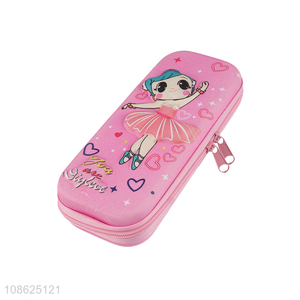 Best selling girls cute stationery <em>box</em> <em>pencil</em> case with zipper