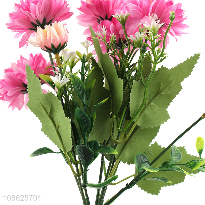 Hot selling 7 head chrysanthemum fake flower simulated flowers