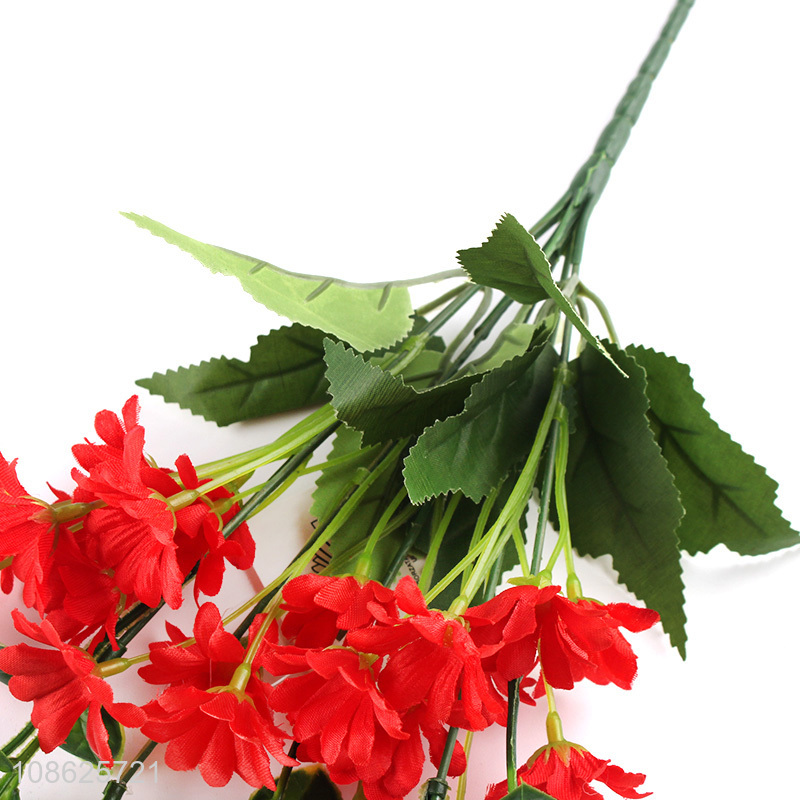 Wholesale 6 branch chrysanthemum vivid lifelike artificial flower