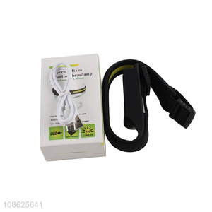 Wholesale 350 lumens usb charging induction headlamp bicycle headlight