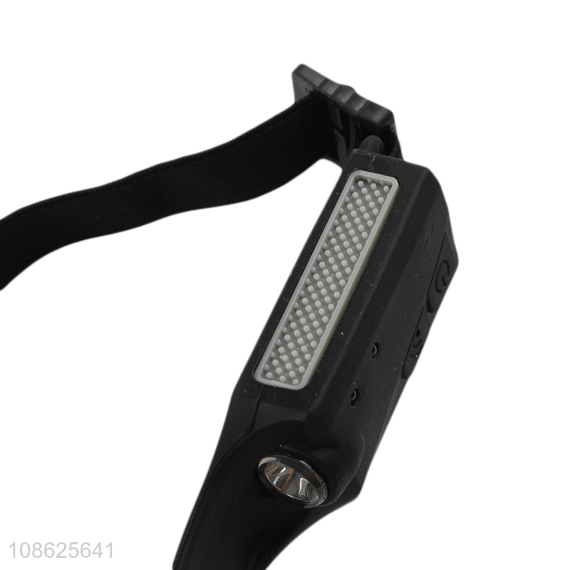 Wholesale 350 lumens usb charging induction headlamp bicycle headlight