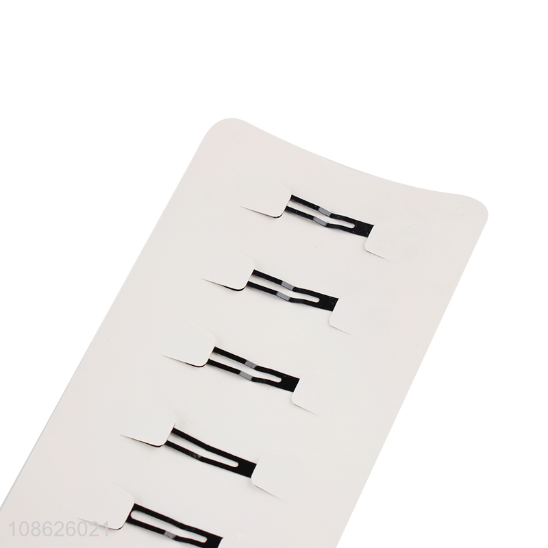 Good quality 6pcs BB hair clips metal snap hair clips