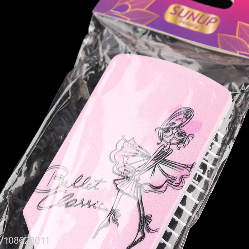 Wholesale static airbag hairbrush detangling comb for women girls