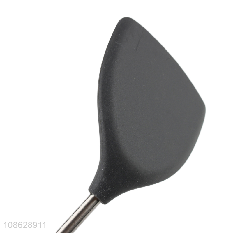 High quality food grade bpa free silicone spatula turner for cooking