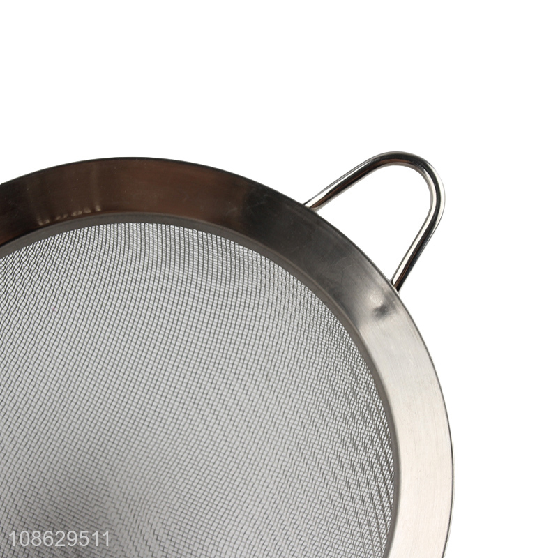 Good quality fine mesh oil strainer flour sifter for baking & cooking
