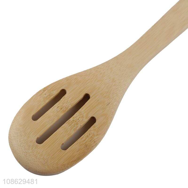 Hot sale natural bamboo spatula turner cooking spatula for kitchen