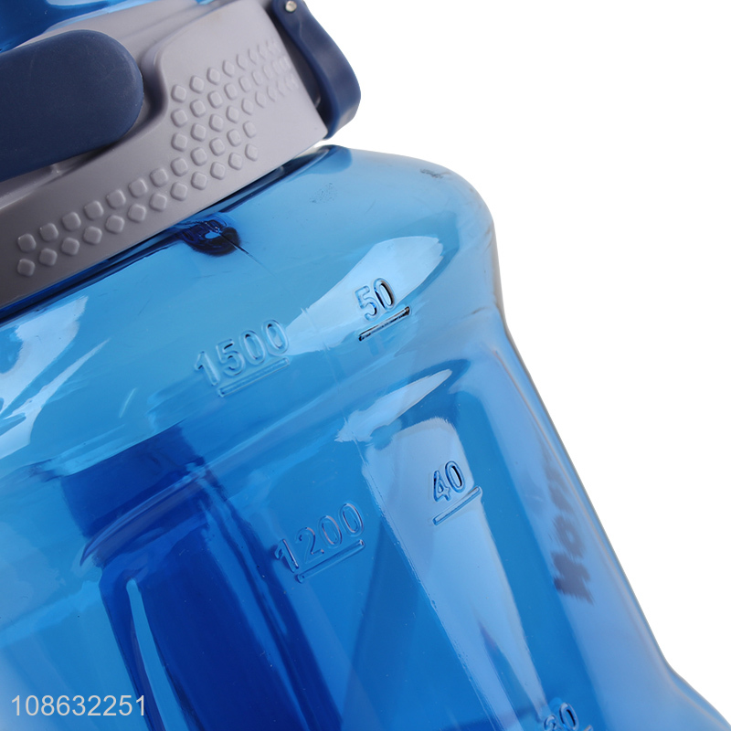 Online wholesale 1600ml fitness sports water bottle with handle