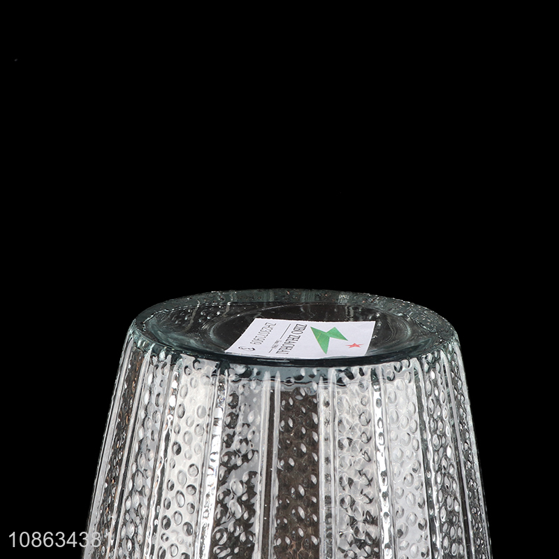 Top selling indoor decoration glass vase flower vase wholesale