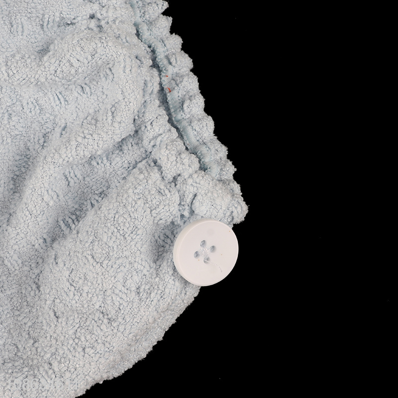 Wholesale super absorbent microfiber hair towel wrap hair turbans
